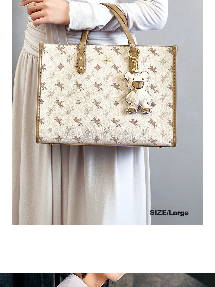 NUCELLE Women's Handbag, 2026 New Pegasus Small Briefcase Tote Bag, Shoulder Crossbody Bag, Handheld Bag, Birthday Gift for Wome 21