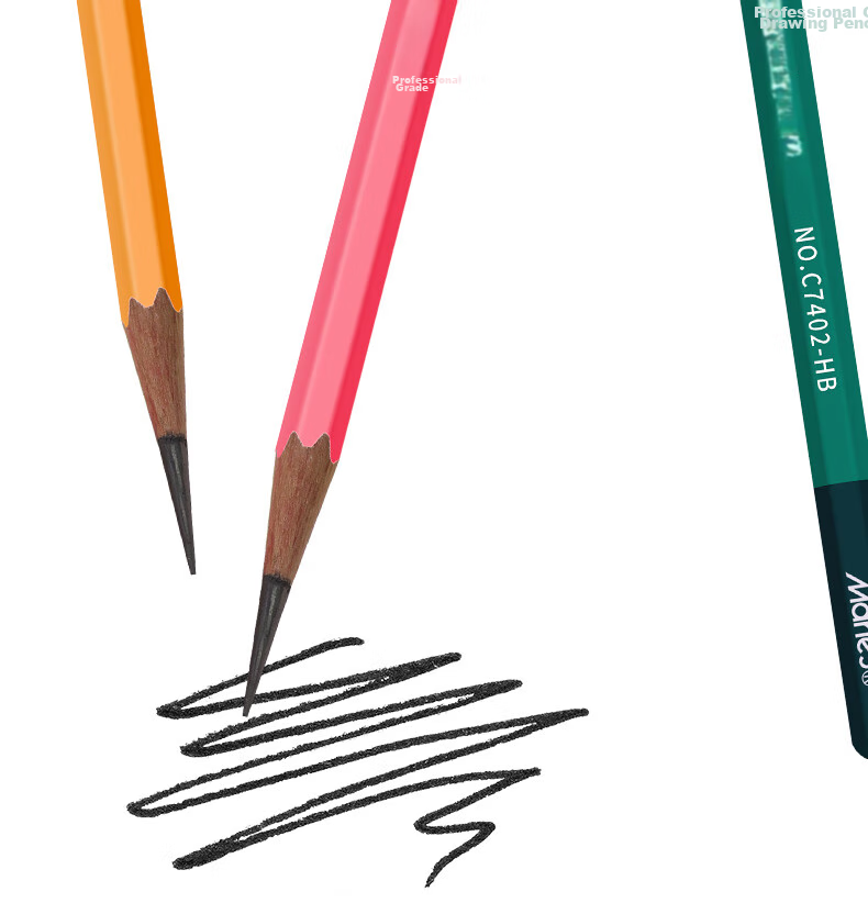 Marie's [Lowest Price Online] Marie's Brand Drawing Pencil, High-End Professional Grade 7402, for Art Students And Exam Use, Professional Drawing Test Sketching Pencil - 4B Art Sketching 4