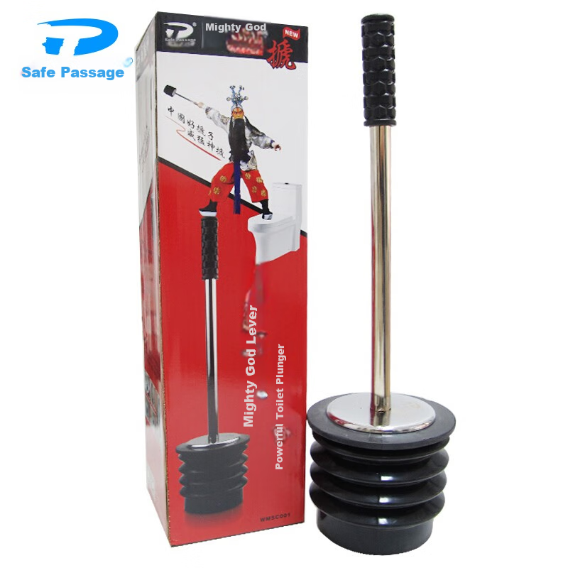 Pingandatong Multi-Layer Plumber's Snake Toilet Plunger Clog Remover Drain Cleaner for Pipes And Sewers