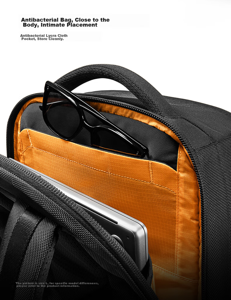 Tomtoc High-Performance Backpack Business Laptop Bag Large Capacity 16-Inch Notebook Computer Bag for Men Travel Water-Resistant T73 9