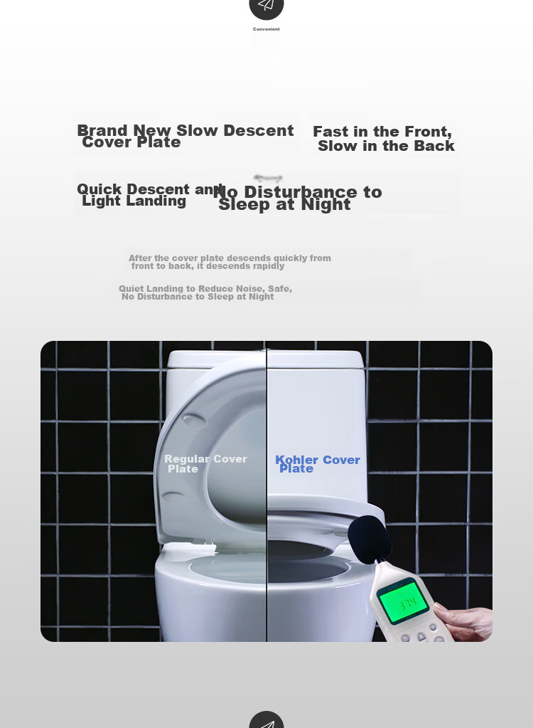 KOHLER Smart Toilet Seat [All-Inclusive Price], C3 Series Quick Heating 18649T 13