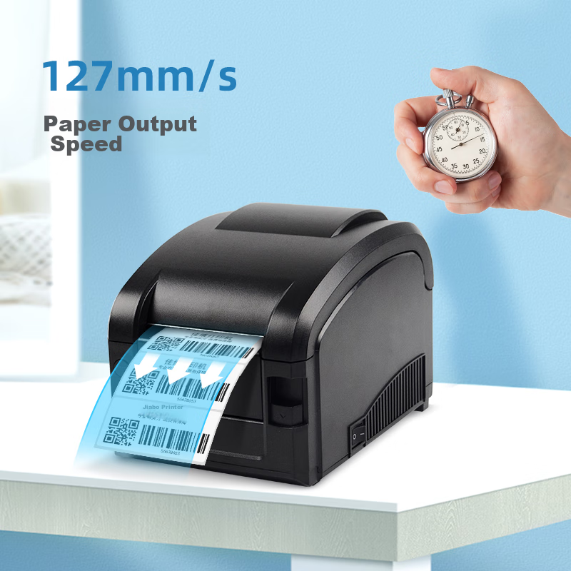 Gprinter GP-3120TL Thermal Label Printer, Computer USB Version, Adhesive Label Machine for Clothing Tags, Bubble Tea Shops, And E-commerce Printing