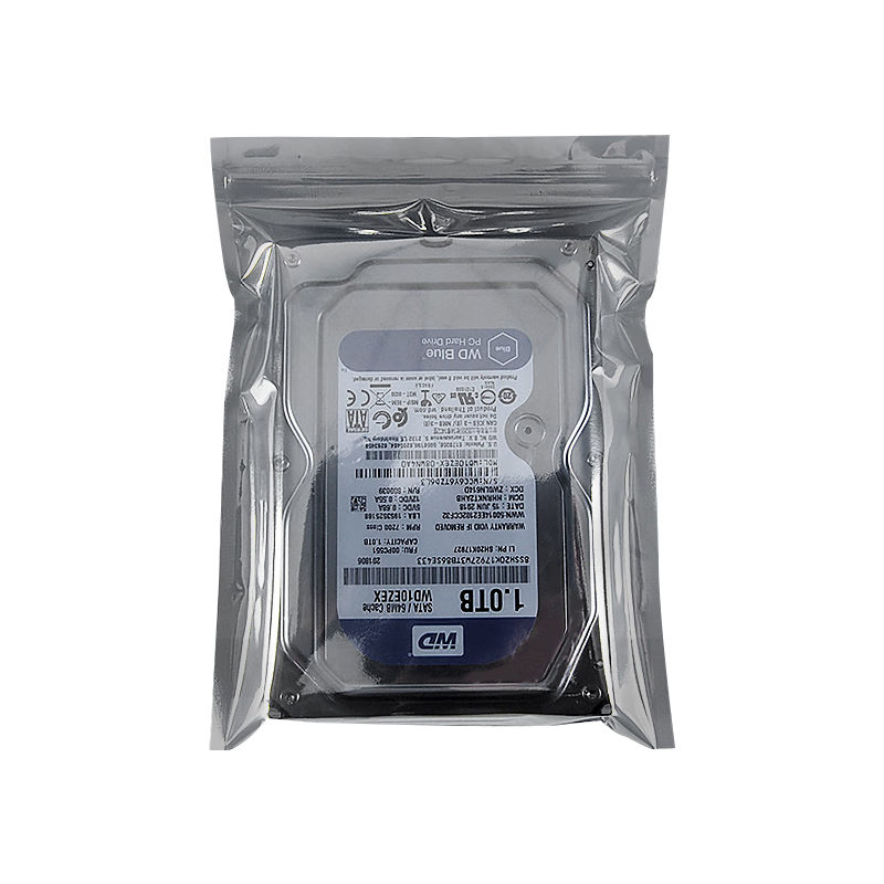 GUANNUODA Anti-Static Self-Sealing Bags, Motherboard Static Packaging Shielding Bags, Plastic Bags, Sealed Packaging Bags, Self-Sealing Bags, 8Ă12cm, 100 Pieces