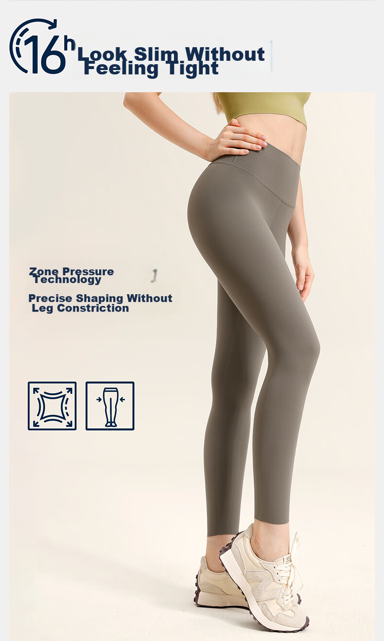 VFU Fleece-Lined Yoga Pants, Winter Warm Base Layer, Thick Windproof Sports Leggings, Ebony Brown, L 8