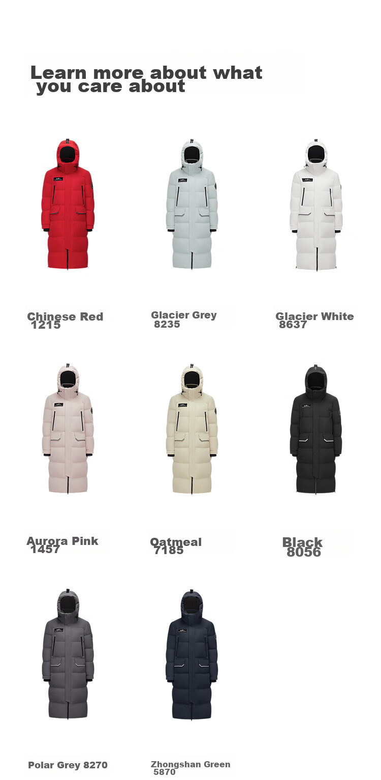 BOSIDENG [Guan Aideng Style] Extreme Cold Goose down Jacket for Men And Women, Couples Matching Long Hooded Warm Coat 37