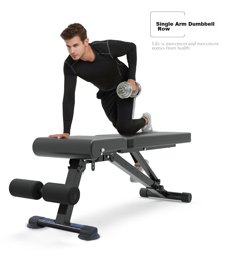 GK Dumbbell Bench, Multifunctional Foldable Fitness Chair, Home Gym Equipment, Foldable Abdominal Trainer, Bench Press Chair, Weightlifting Bench 3