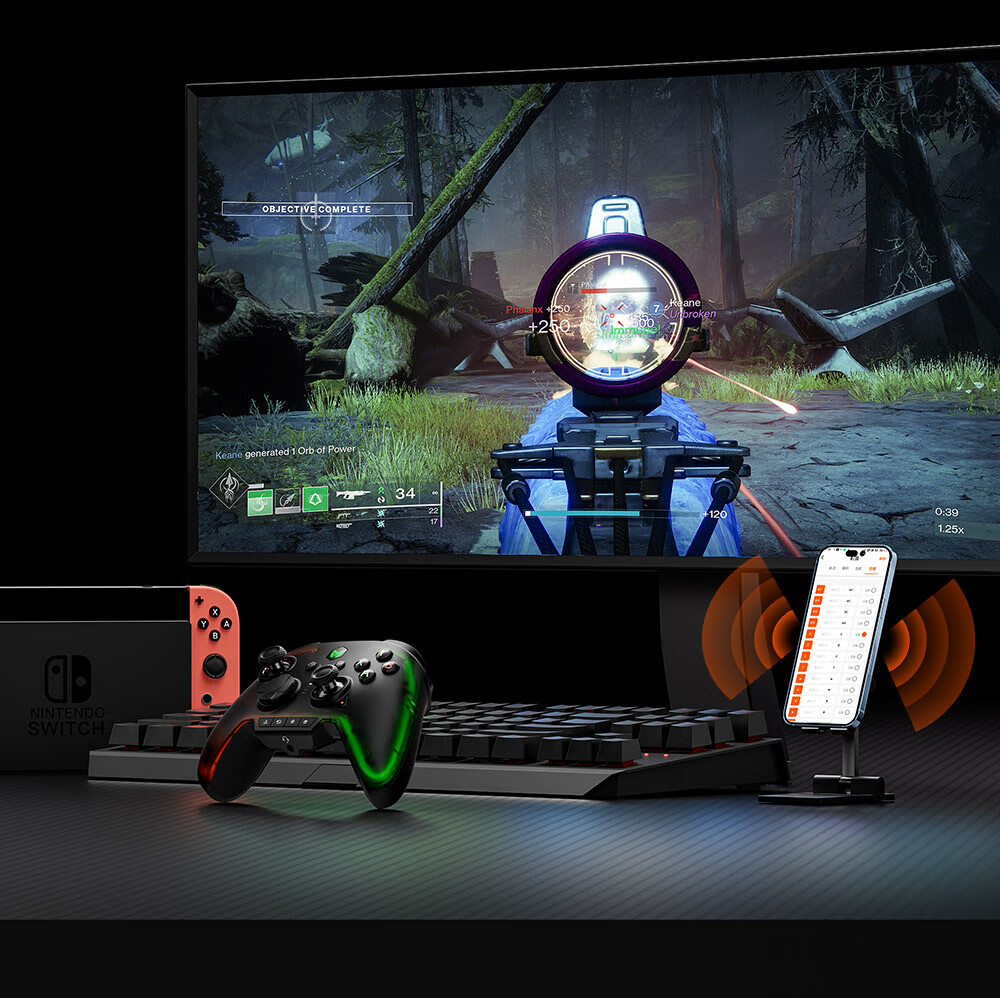 Mojiang Rainbow 2 PRO Wireless Game Controller Switch/NS/PC Xbox Bluetooth Motion-Sensing Apex Black Myth: Wukong/Monster Hunter: Strides of Destiny Standard Editio 23