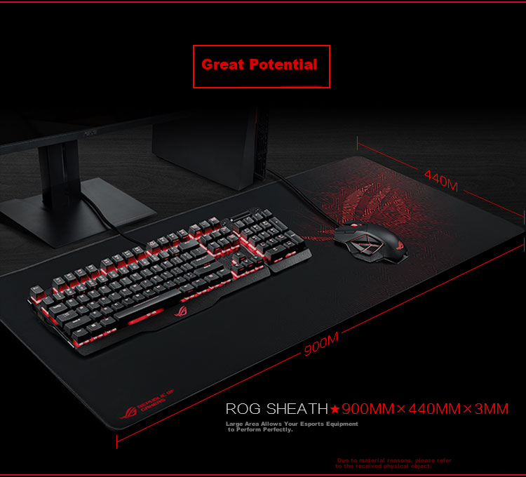 ROG Charging Armor 2 Mini Player Kingdom Gaming Mouse Pad CSGO Mouse Pad with Edge Waterproof Splash Protectio 4