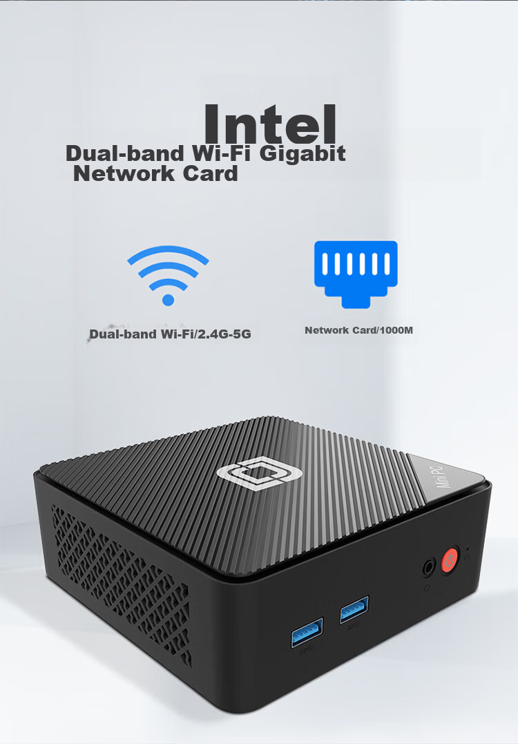 Jumper 2026 New Ryzen R7-8745H Mini Desktop PC Business Mini Tower WiFi+Bluetooth Barebone System 7