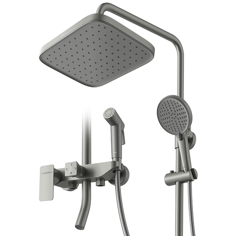 ARROW Shower Head, Brass Body, Large Top Spray, Handheld High-Pressure Shower Head [Renovation Subsidy 15%]