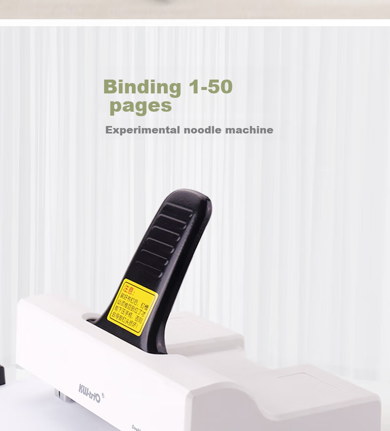 KW-Trio Double-Headed Stapler, Two-Row Two-Pin Stapler, Dual-Nail Administrative Standard Labor-Saving Stapling Machine, Can Bind A3 Documents with 50 Pages in The Middle 9
