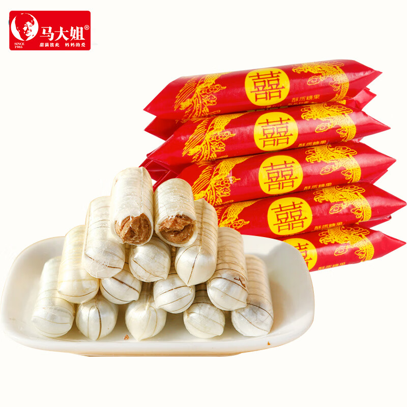 马大姐 大喜酥糖 1050g/袋 手工老北京酥 零食非物质文化遗产 婚庆喜糖