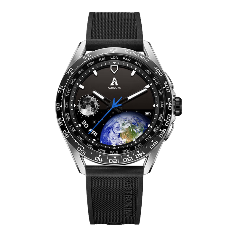 Beidou Watch Astrolink P Silver Smart Dual-Core Fusion Running Sports Multifunctional Touchscreen Fashionable Men's Watch Gift