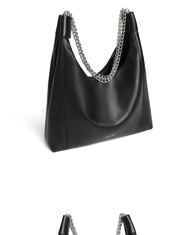 C.BANNER Leather Handbag, Women's Shoulder Tote Bag, Underarm Bag, Fashionable Large Bag, Brand Birthday Gift for Girlfriend on May 20 3