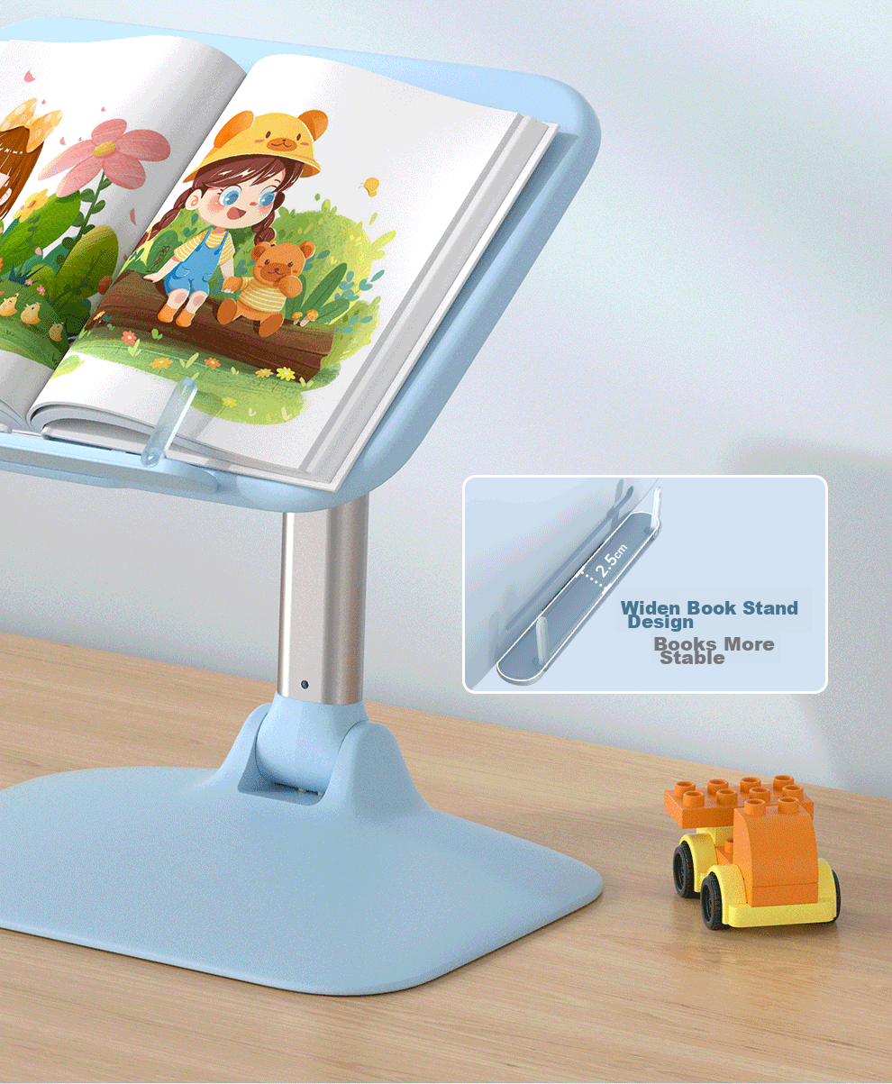 Saijing M2 Bed Reading Table, Book Holder, Baby Drawing And Writing Desk, Movable And Height-Adjustable Small Table for Reading Picture Books 7