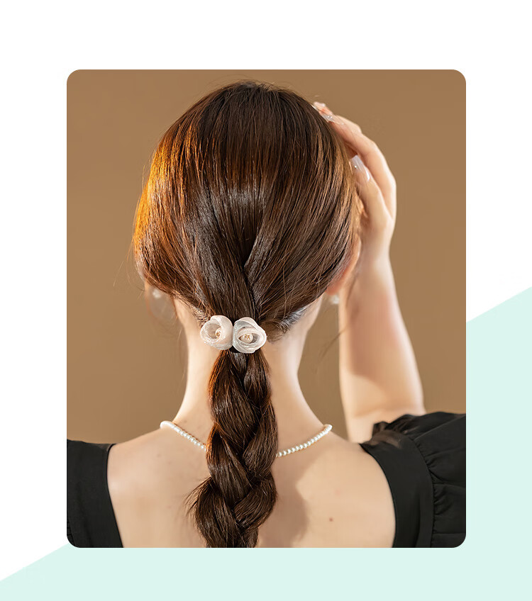CHIMERA High-Elastic Hair Ties, Rubber Bands, Hair Rings, Bun Holders, Ponytail Holders, Hair Accessories for Women, Mid-Autumn Festival Gift 1