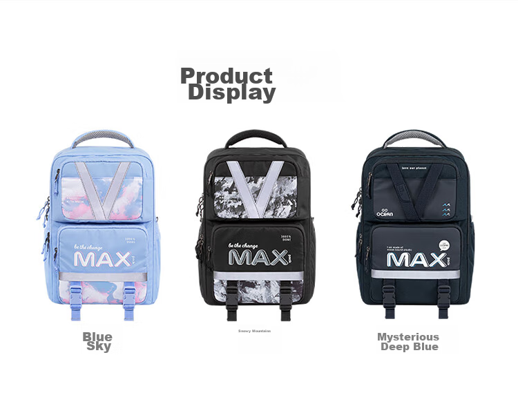 TigerFamily Middle School Backpack for Grades 3-9, Children's Spine-Protecting And Load-Reducing Backpack, Suitable for Boys And Girls 17