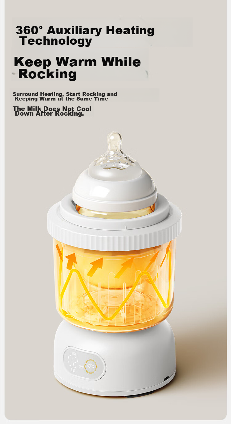 Boboduck Baby Milk Warmer, Multifunctional Constant Temperature Milk Heater for Baby Food, Milk Warmer BD6506 14