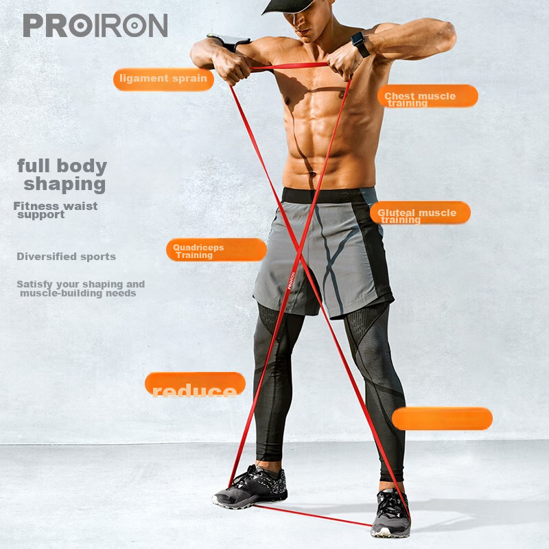 PROIRON Pull-Up Assist Band, Elastic Resistance Band for High School Entrance Exam Preparation And Strength Training, Single Bar Aid, 15-25kg