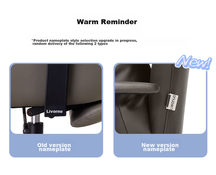 Liwonuo Genuine Leather Executive Chair, Reclining Office Chair, Computer Chair, Ergonomic Chair, Comfortable Home Nap Chair, Seat 32