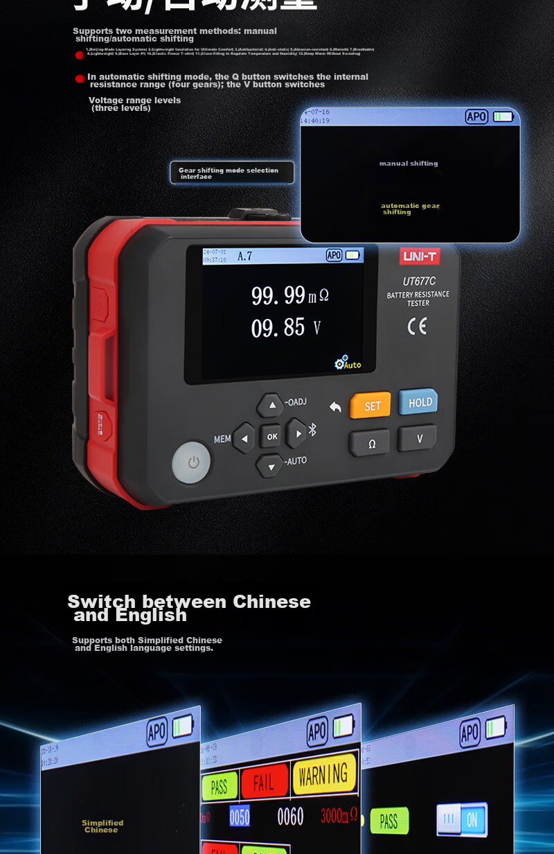 UNI-T UT502C Insulation Resistance Tester Digital Megohmmeter Electrician Tester UT502C 2
