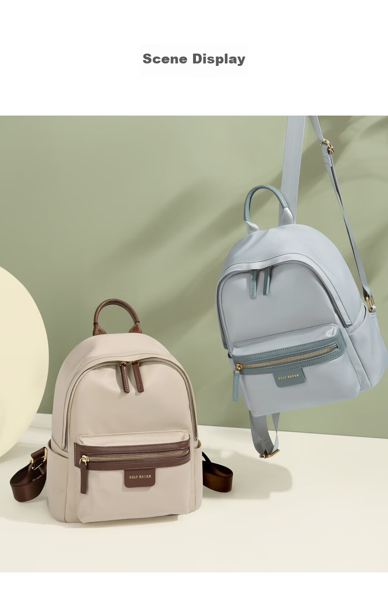 GOLF Women's Backpack, Casual IPad Laptop Bag, Versatile Student Schoolbag, Commuter Travel Bag, Birthday Gift 20