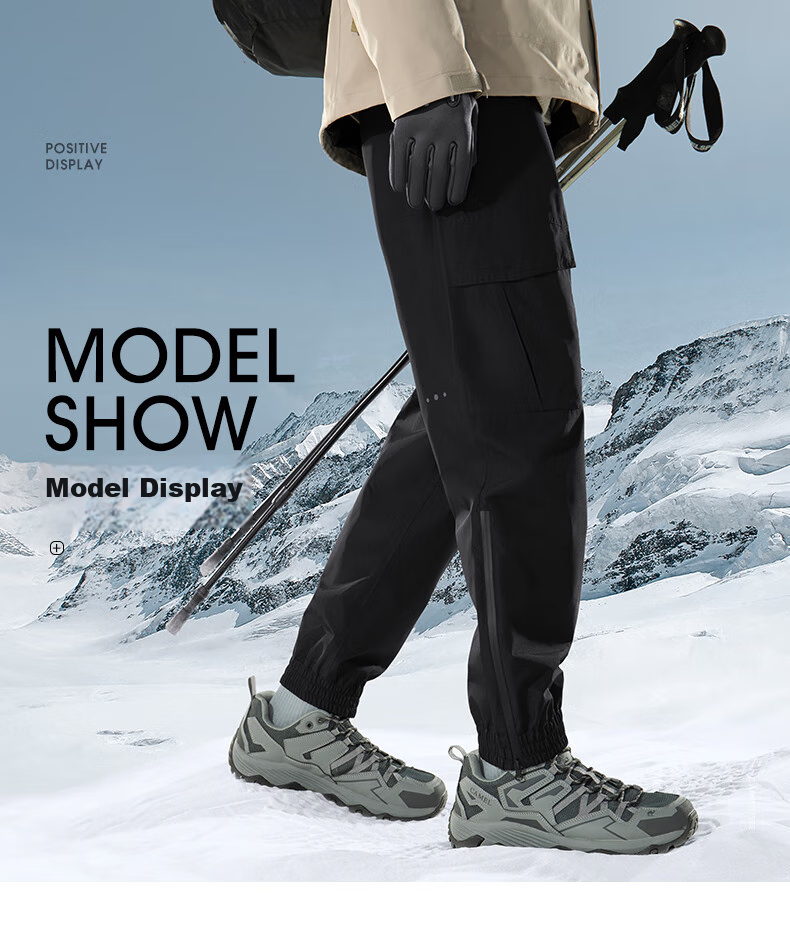 CAMEL Men's Tactical Pants, Waterproof And Windproof, Casual Outdoor Hiking And Skiing Pants, Cargo Pants, Long Trousers A13CA49047 11