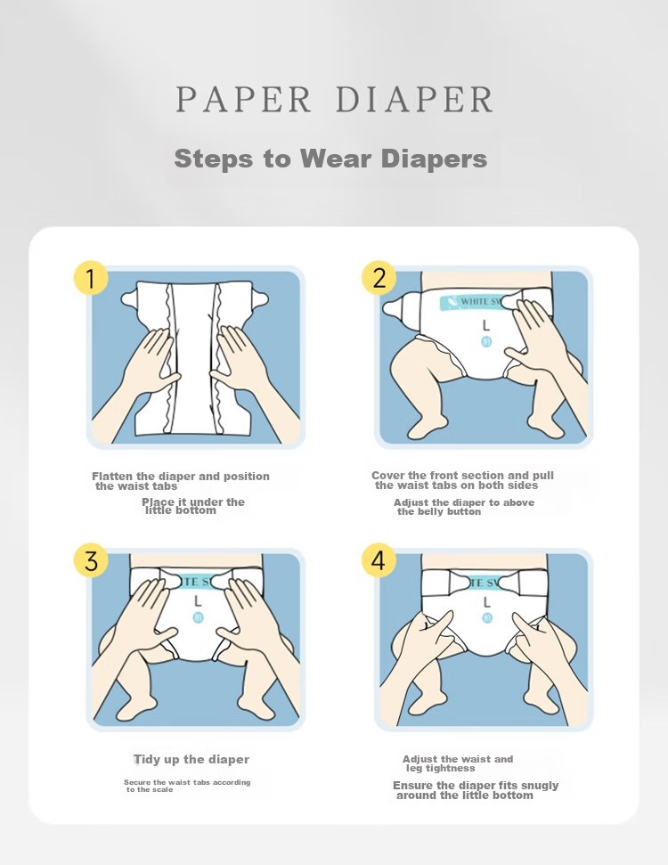 BBG Swan Series Pull-Up Diapers, Size 3XL, 42 Pieces (For Ages 17kg And Above), Velvet-Like Soft And Thin Growth Pants 18