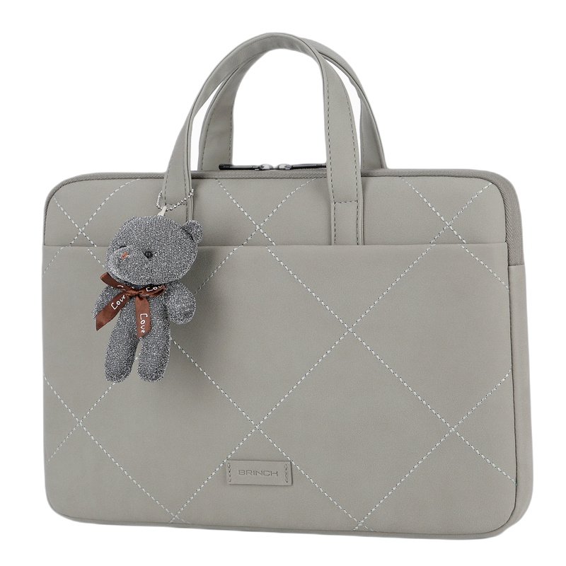 BRINCH Laptop Bag for Women, 14/15 Inch Business Commute Simple Style Suitable for Apple Huawei Notebooks