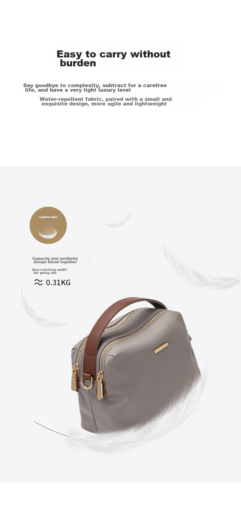 GOLF Crossbody Bag for Women, Fashionable Handbag, Shoulder Bag with Large Capacity, Versatile Phone Bag, Small Accessory Bag, Birthday Gift 10