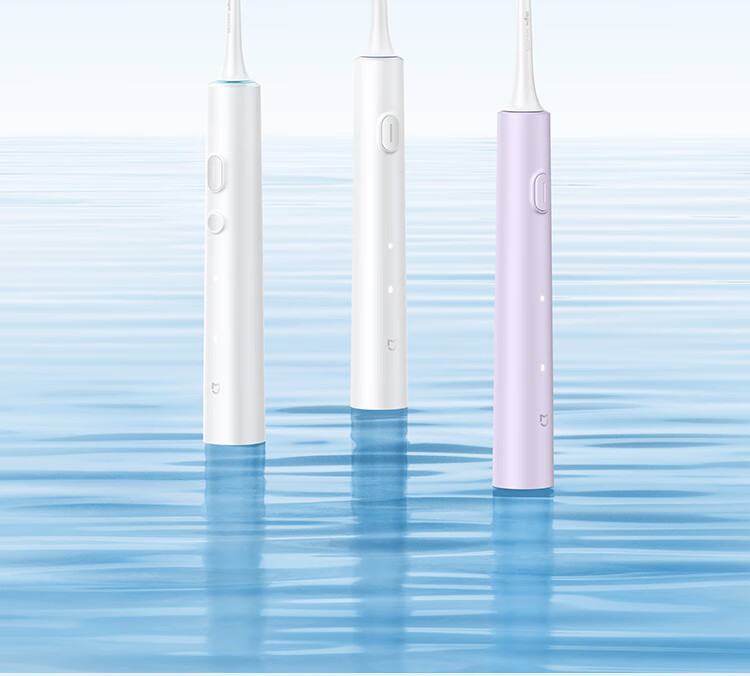 Mijia Compatible with T302 Series, Mijia Xiaomi Electric Toothbrush Heads, Sensitive Type, 3-Pack, Soft Bristles, Copper-Free Bristles, Birthday Gift 4