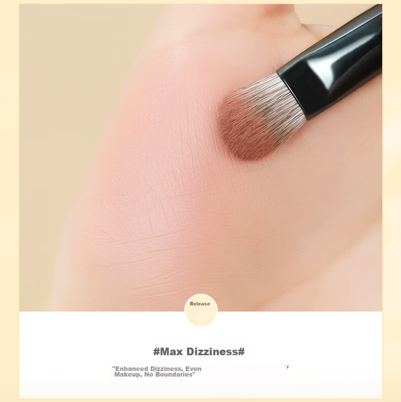 Huayang Portable Makeup Brush Set, 6 Classic Detachable Replacement Heads, Cangzhou Makeup Brush for May Day Outings 4