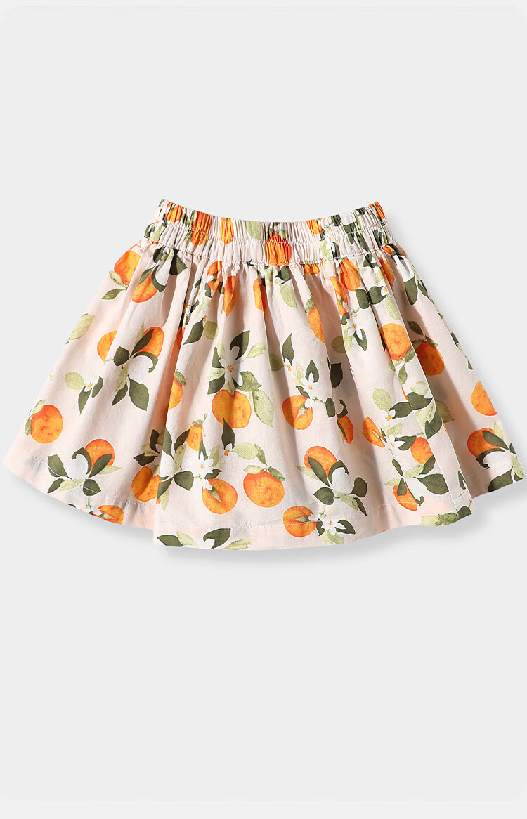 ASK JUNIOR Girls' Pants, Summer 2025 Thin Style, Toddler Floral Print Wide-Leg A-Line Beach Shorts, Floral Pattern, Size 120 2