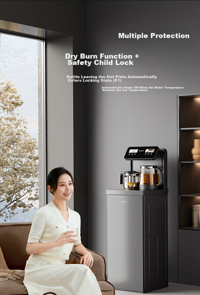TRULIVA Tea Bar Machine Water Dispenser Home Multi-Functional Office Upright Bottom-Loading Water Bottle Fully Automatic Tea Bar Cabinet Integrated High-End Living Room Cooling And Heating Dual-Purpose 2025 New Model 15