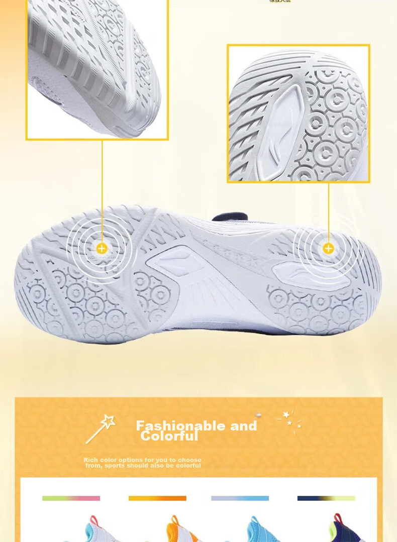 Li-Ning Table Tennis Shoes for Men And Women, MAGE ESS National Team Edition, Non-Slip, Shock-Absorbing, Wear-Resistant Training Sports Shoes, Size 39 6