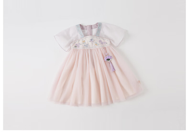 DAVE & BELLA Children's Dress, Summer Clothing for Kids, Baby Girl Princess Dress, Girls' Chinese-Style Hanfu 15