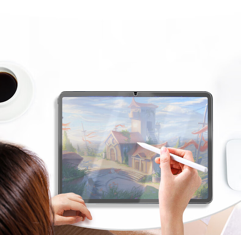Aolang Compatible with Honor MagicPad 2 Tempered Glass Screen Protector, Honor Tablet GT Pro 12.3-Inch Protective Film, Kent Paper Frosted Full Screen Hand-Drawn Writing Drawing Professional Film 4