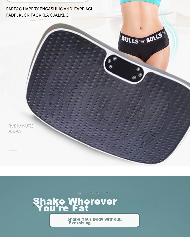 Suncao SC-FM50 Fat-Burning Machine, Home Use Lazy Machine, Body Shaping Equipment, Slimming Vibration Fitness Equipment, Tech Silver 4