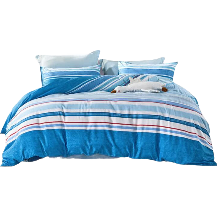 FUANNA Children's Dormitory Three-Piece Set, 100% Pure Cotton Bedding, for 0.9/1.2 Meter Single Bed, Duvet Cover And Pillowcases, 152*210cm