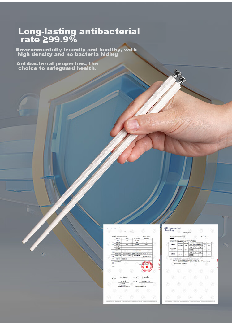 Banwu Life Premium Alloy Chopsticks Non-Slip Heat-Resistant Household Individual Anti-Mold Antibacterial Personal Chopsticks 5