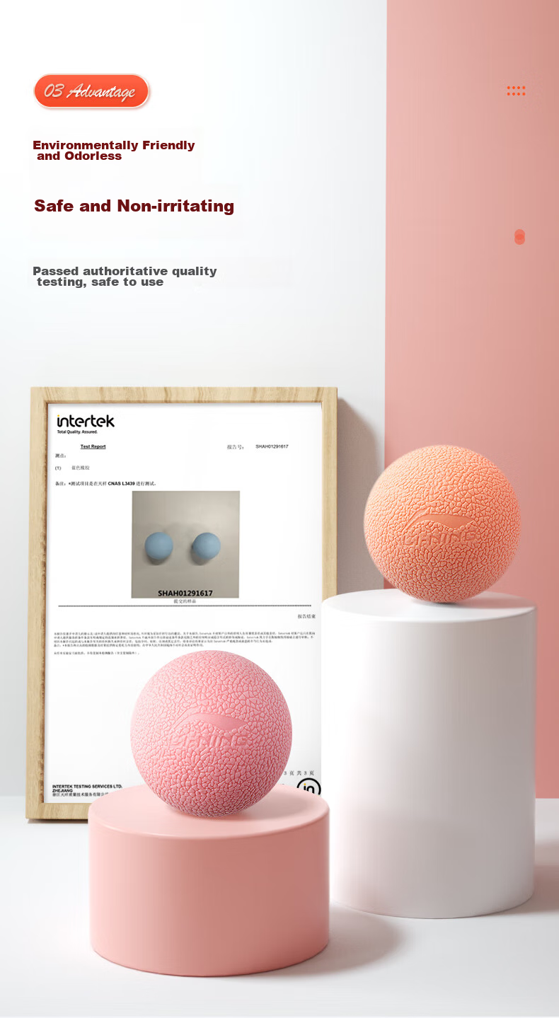 Li-Ning Fascia Ball, Muscle Relaxation Yoga Massage Exercise Fitness Ball, Hand-Held Foot Sole Massage Fascia Ball, Neck Fascia Meridian Ball 11