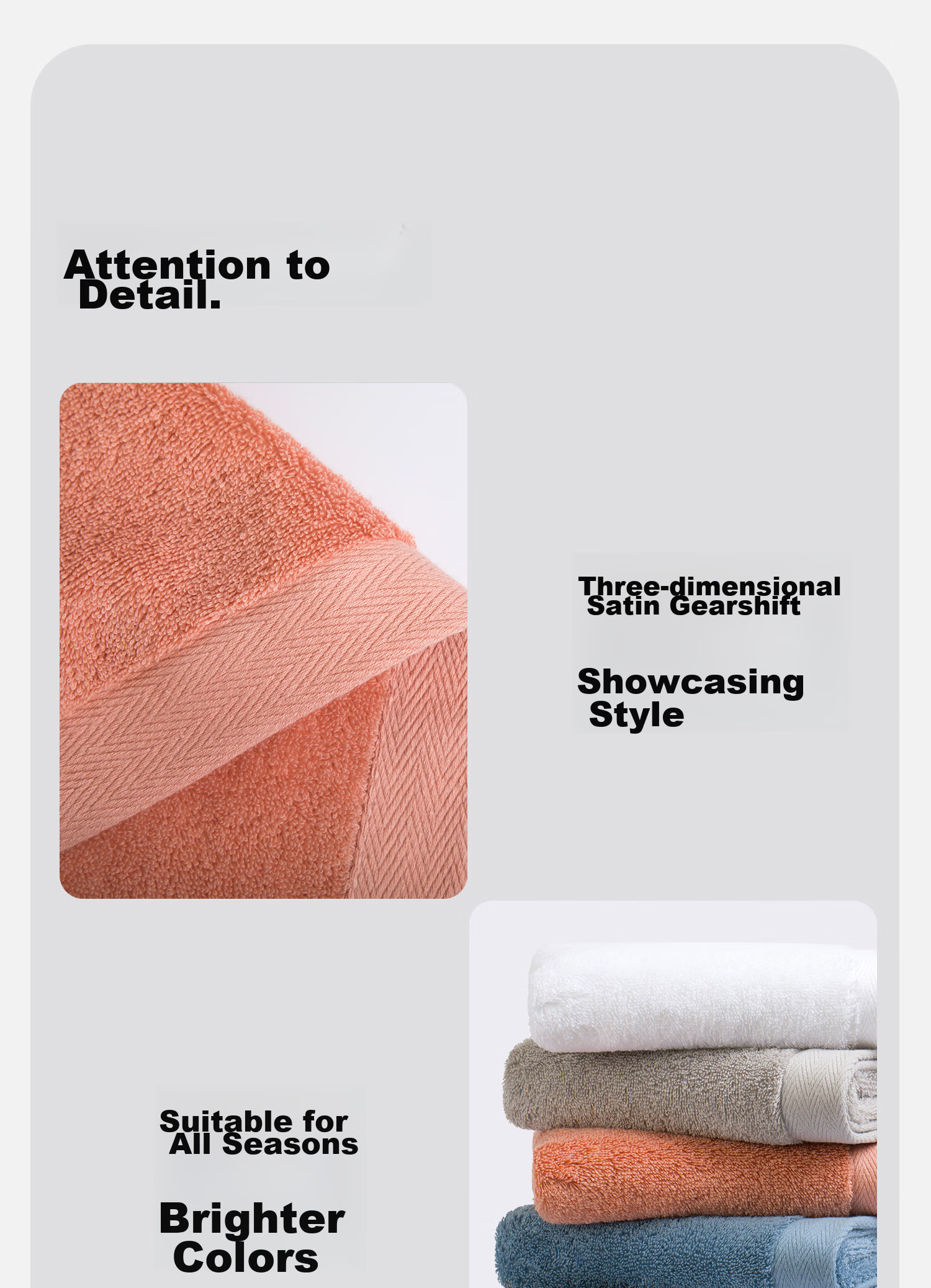 GGT Japanese Hotel Pure Cotton Bath Towel, Thick Large Wrap Towel, Home Use, Soft Quick-Drying Absorbent, for Men And Women, All Cotton, Xiao Ta 12