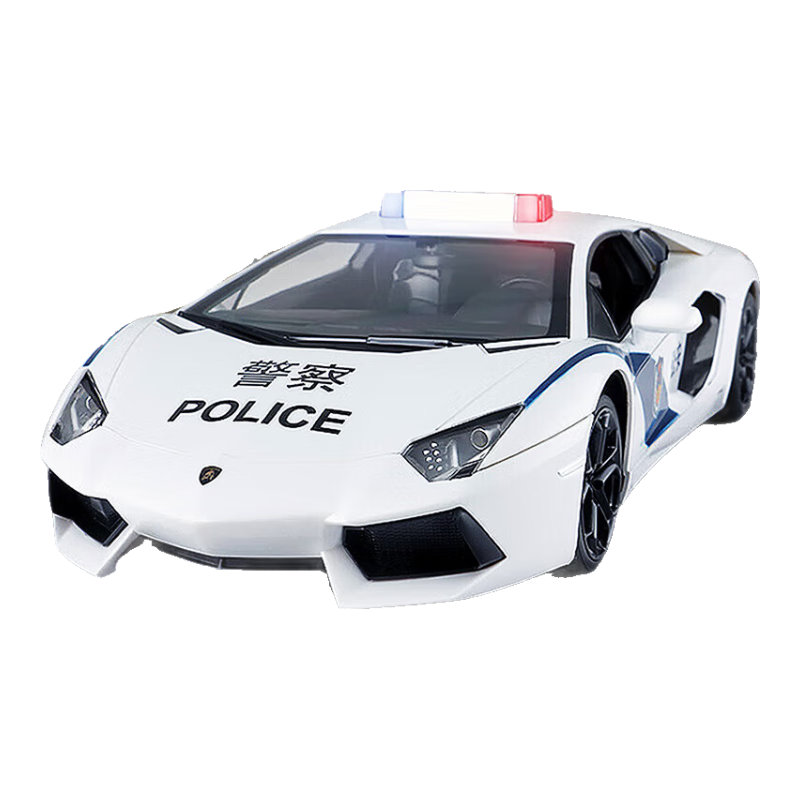 Rastar Remote Control Car, Children's Toy Car, 1:14 Lamborghini Police Car Version 43010, Boys' New Year Gift