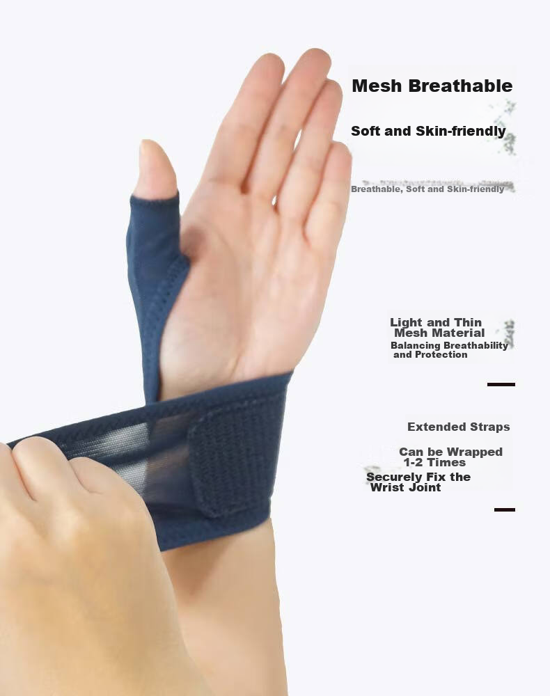 D&M Fitness Wrist Support for Men, Sports Badminton Basketball Anti-Sprain Thumb Stabilizer, Imported Skin Color, Right Hand, Single Piece, Women's Version 7