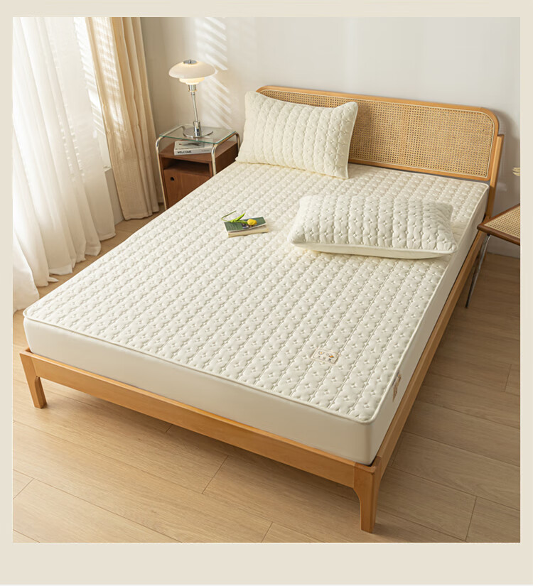 Miiow Class A Waterproof Quilted Mattress Protector 1.8x2m Full Coverage Bed Sheet Waterproof and Urine-proof Cover 1