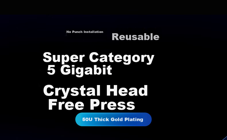 UGREEN CAT5e Ethernet Cable without RJ45 Connectors, Gigabit Network Patch Cord, 50U Gold-Plated CAT5E Unshielded RJ45 Computer Network Cable Connector Crystal Head 45704 1