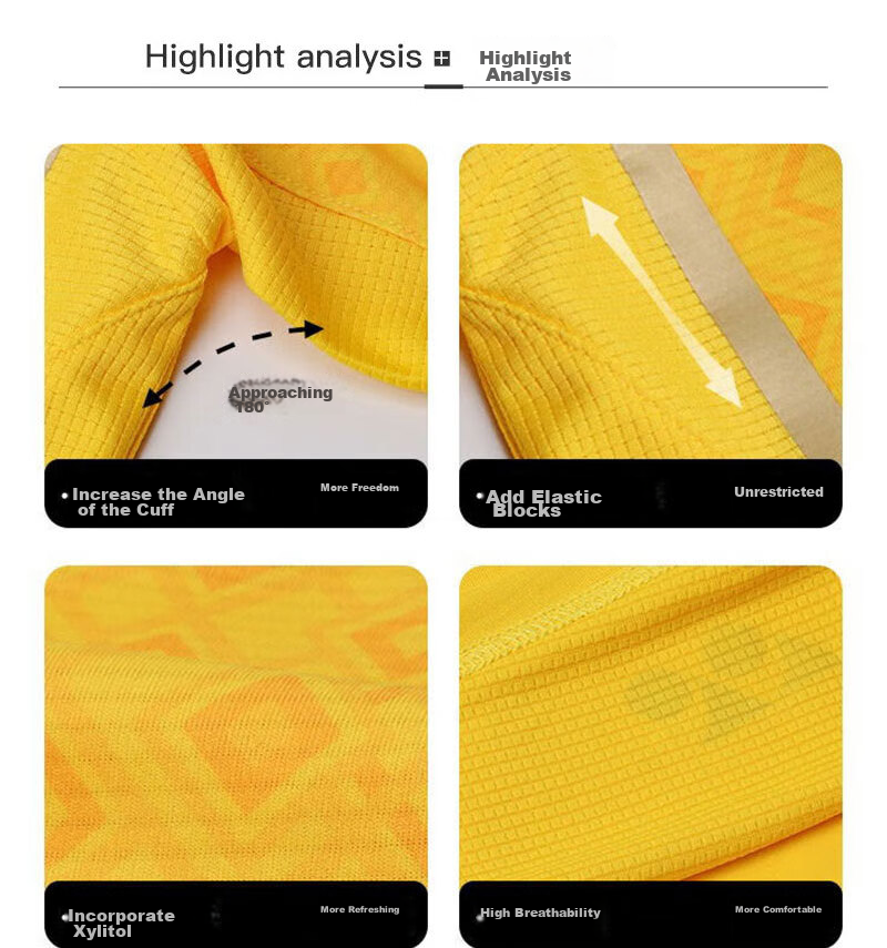 YONEX Badminton Jersey, National Team Paris Battle Uniform, Sports Short-Sleeve for Women, 20881CR, Cassia Flower Yellow, XO 6