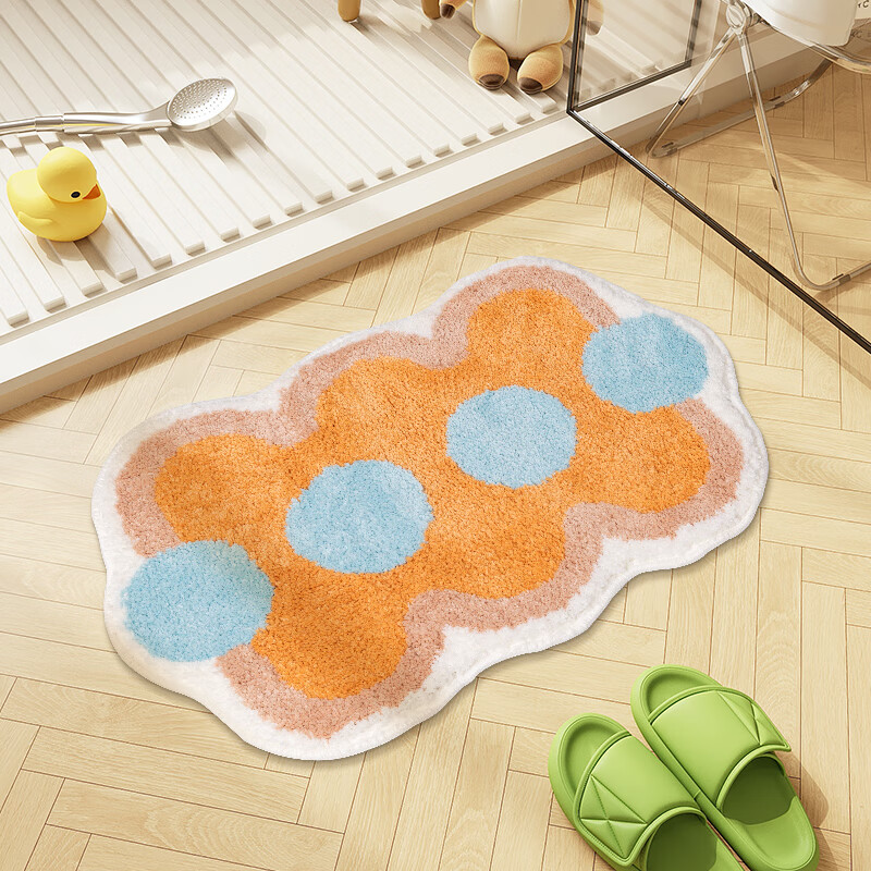 Shandian Bathroom Non-Slip Mat, Highly Absorbent Doormat, Entrance Foot Mat, Toilet Washroom Bathroom Home Use Mat