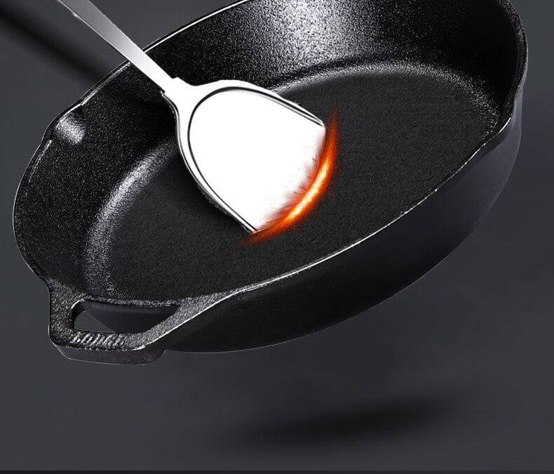 LODGE [Imported from USA] 30CM Steak Non-Stick Cast Iron Pan without Coating, Universal Frying Pan L10SK3 9