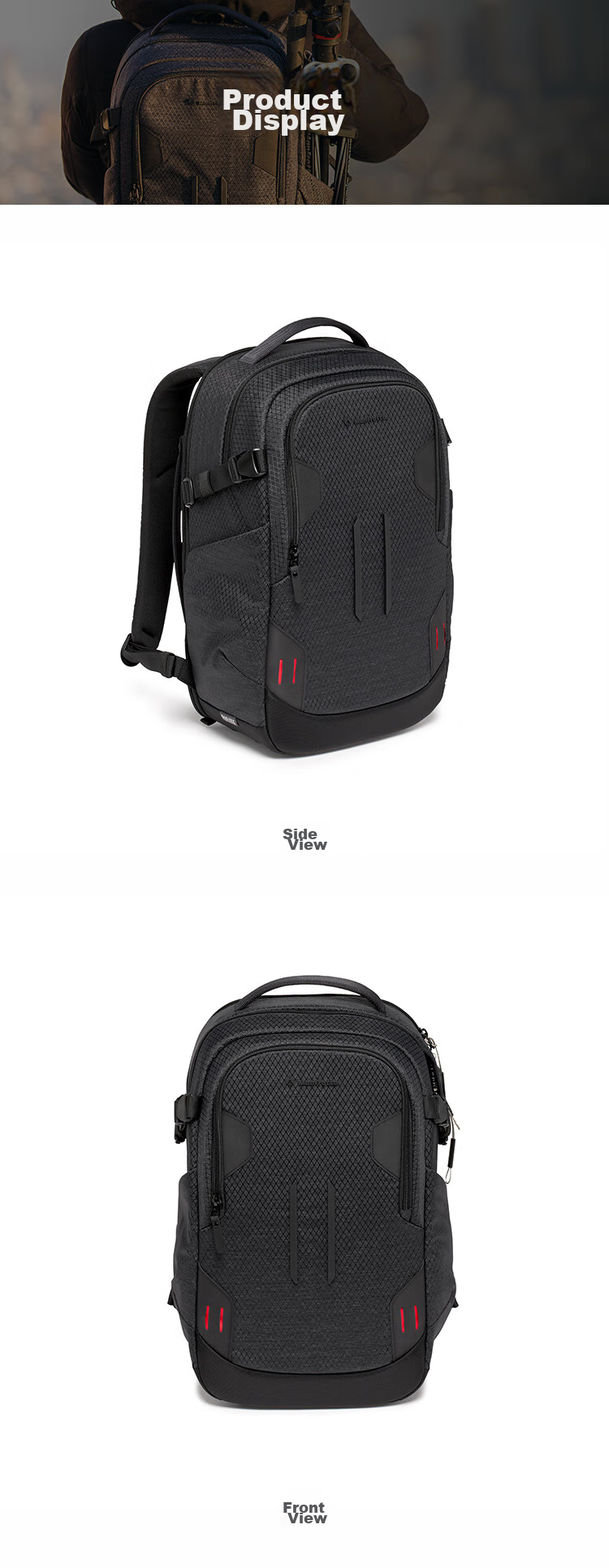 Manfrotto Master Backpack, Small Size, Master Series MB PL2-BP Backpack, DSLR Mirrorless Camera Portable Photography Bag 11